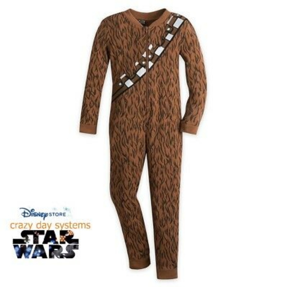 Men's XL Chewbacca Onesie Pajama Star Wars